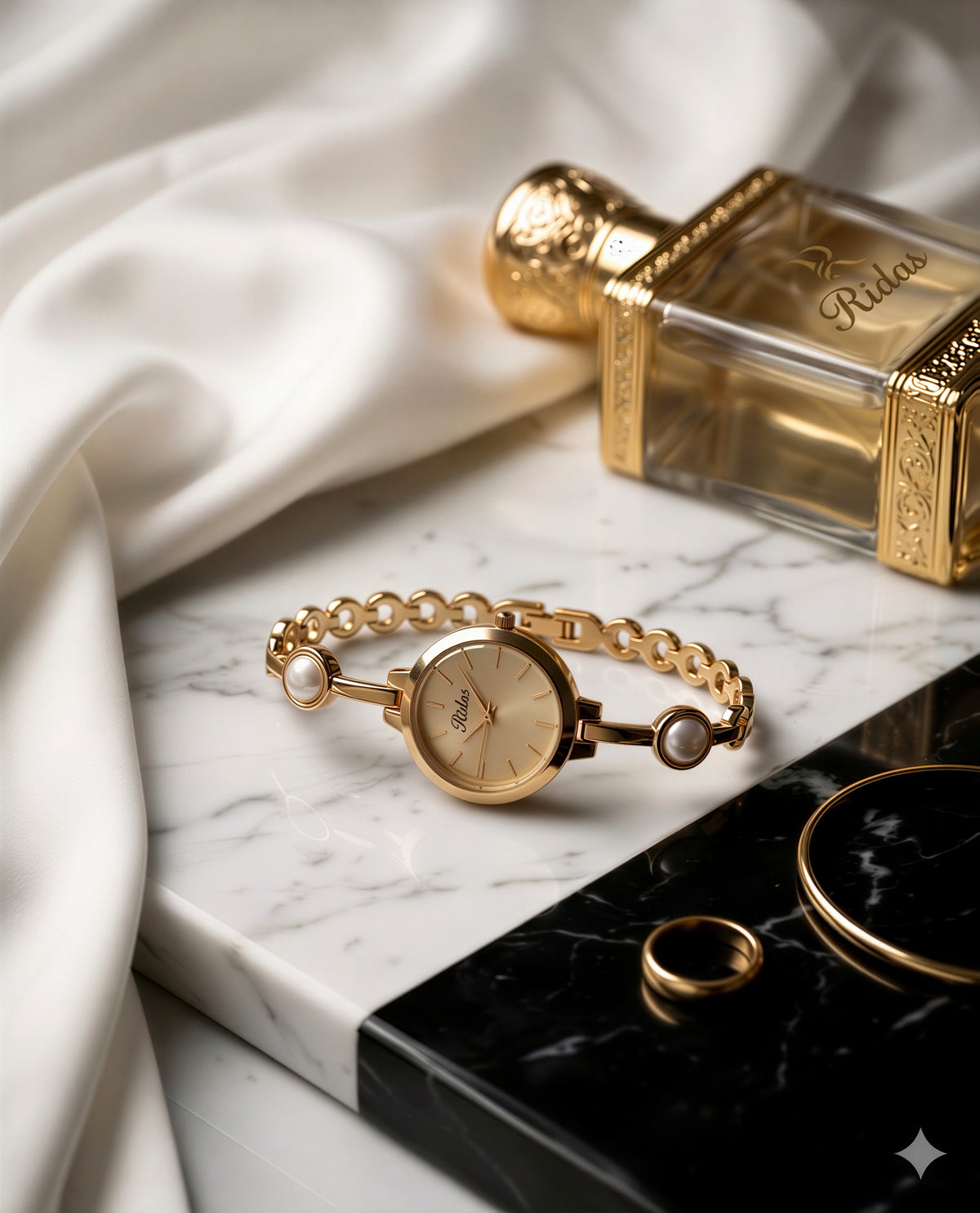Viora Pearl Rosegold Watch For Women
