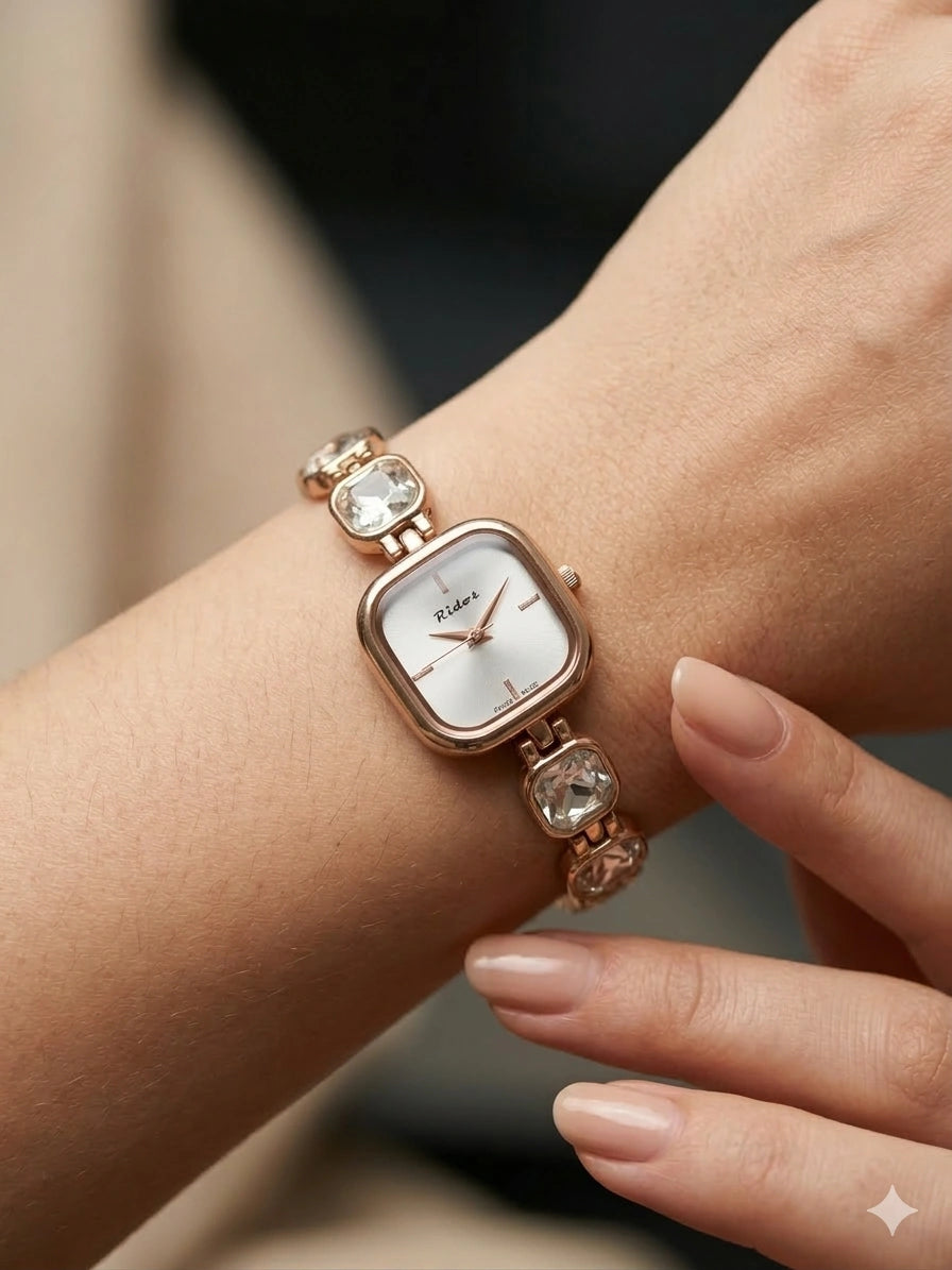Glamour Gemstone Watch For Women