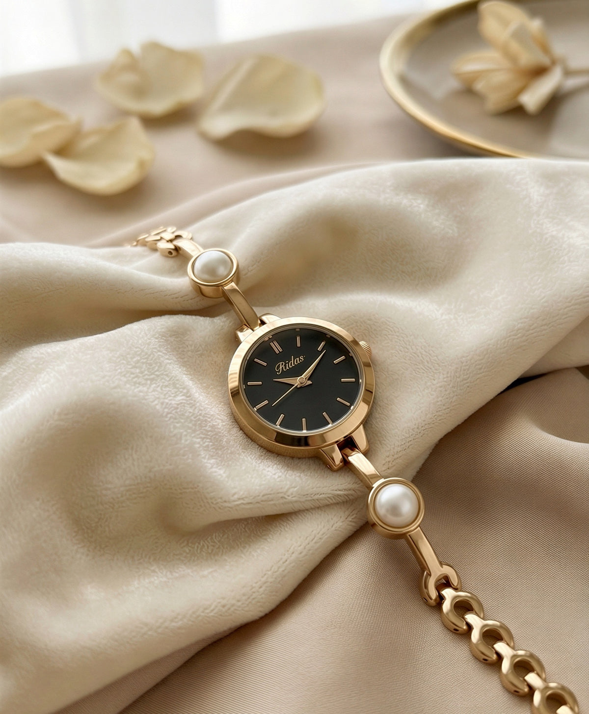 Viora Pearl Rosegold Watch For Women