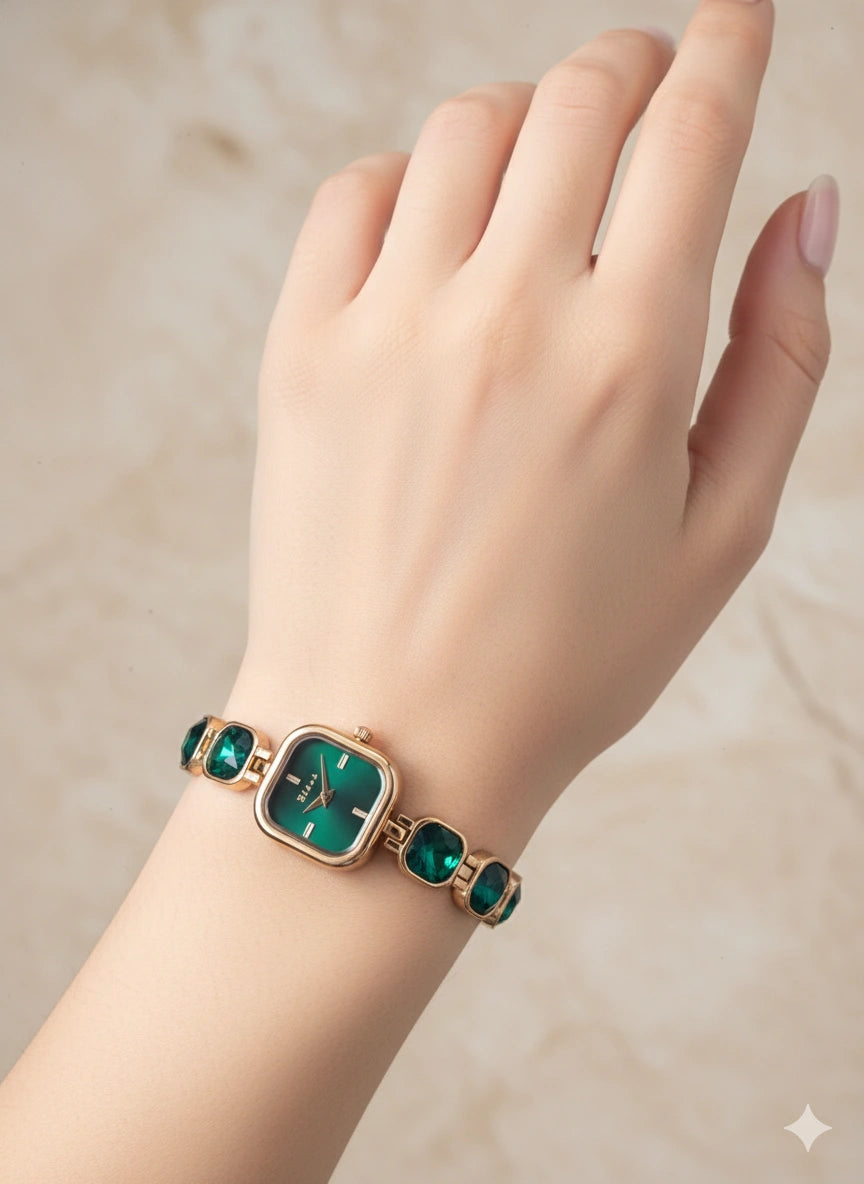 Glamour Gemstone Watch For Women