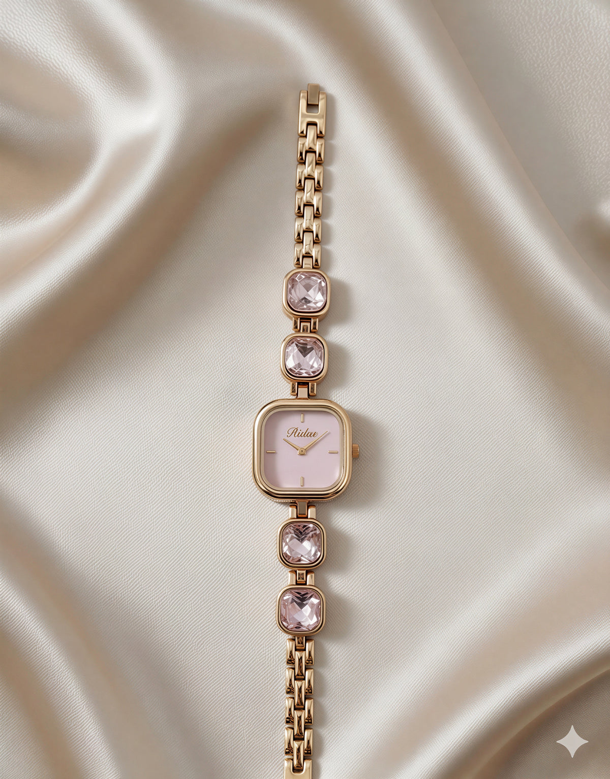 Royal Rubby Pink Diamond Watch For Women