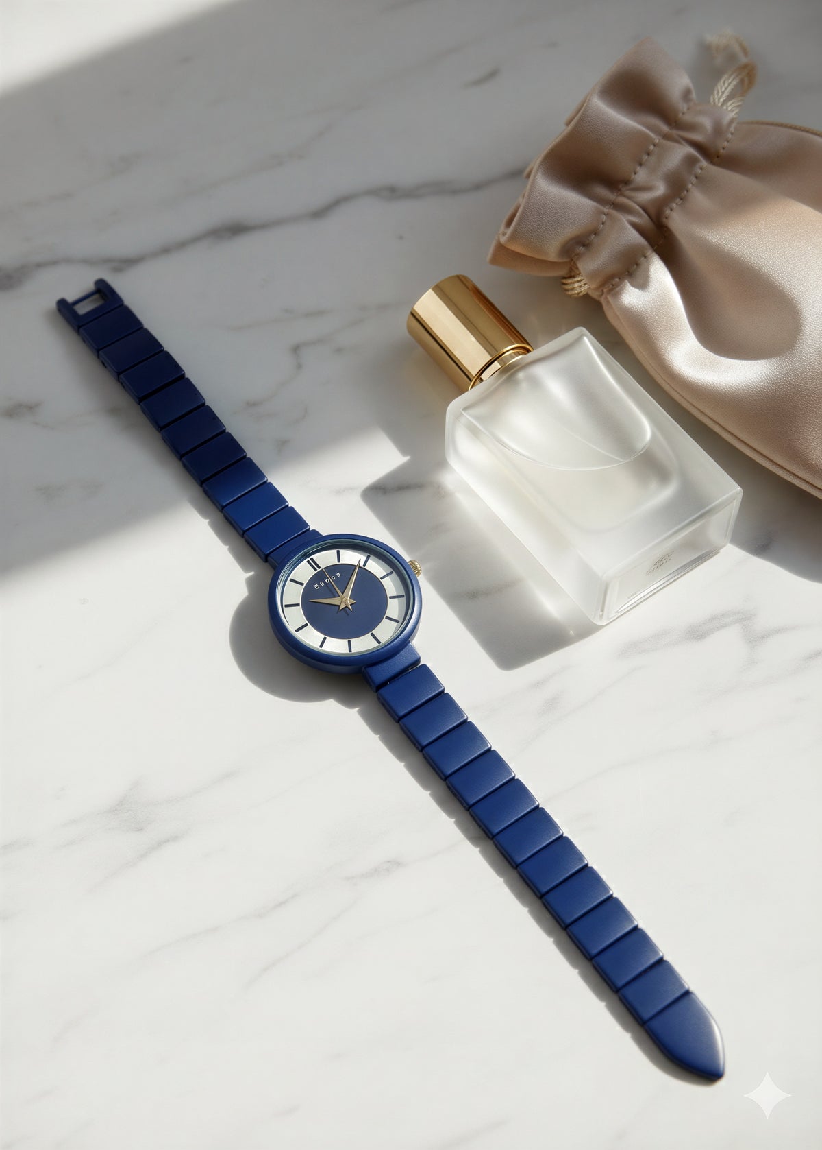 Elegant Matt Blue Watch For Women