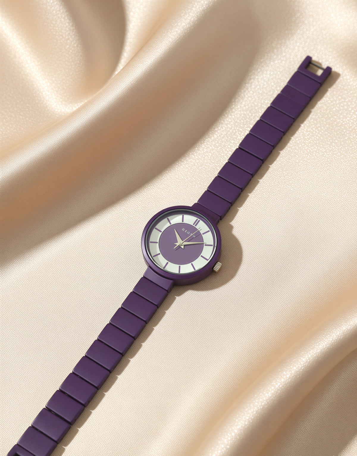 Elegant Matte Purple Watch For Women