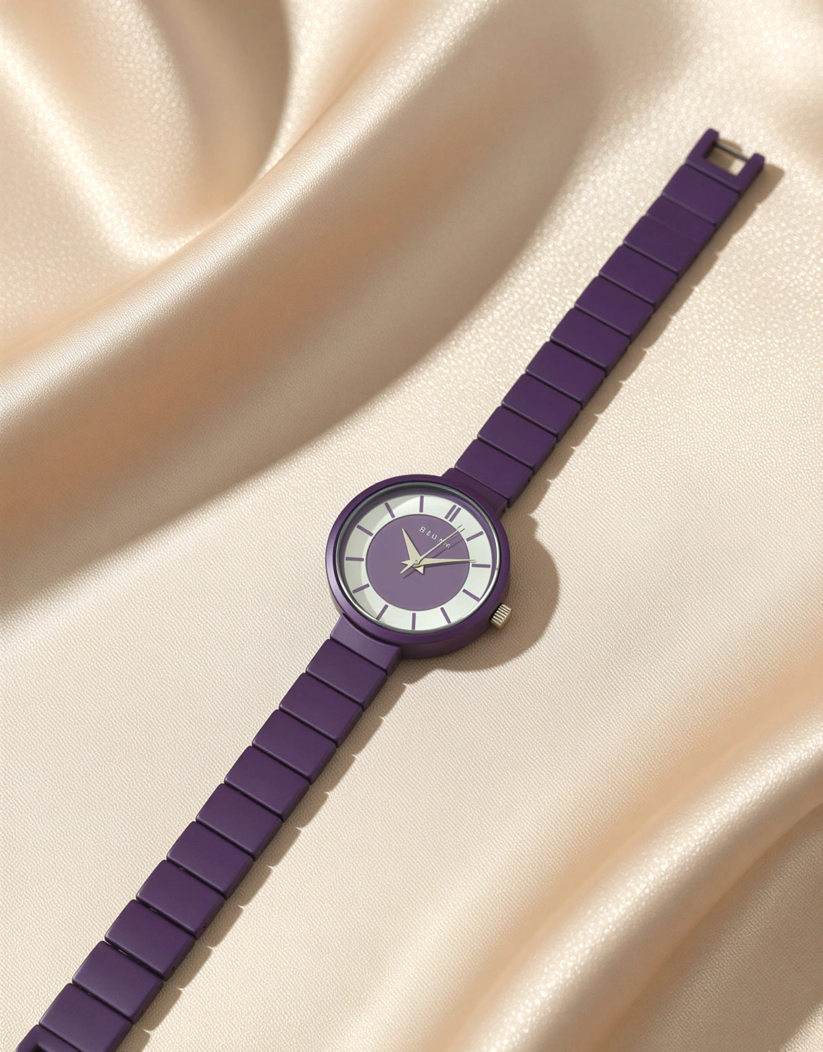 Elegant Matte Purple Watch For Women