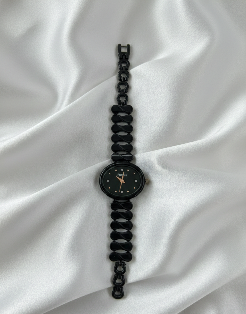 Aurelia Luxe Black Designer Women's Watch