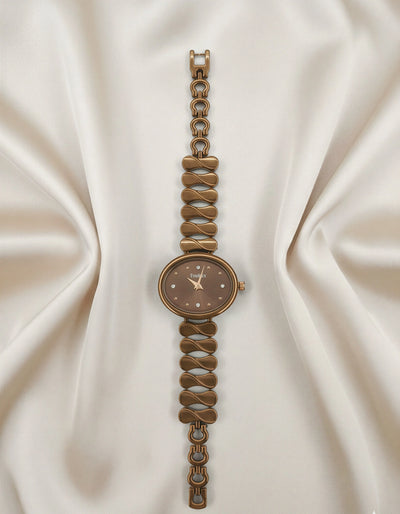 Aurelia Luxe Brown Designer Women's Watch