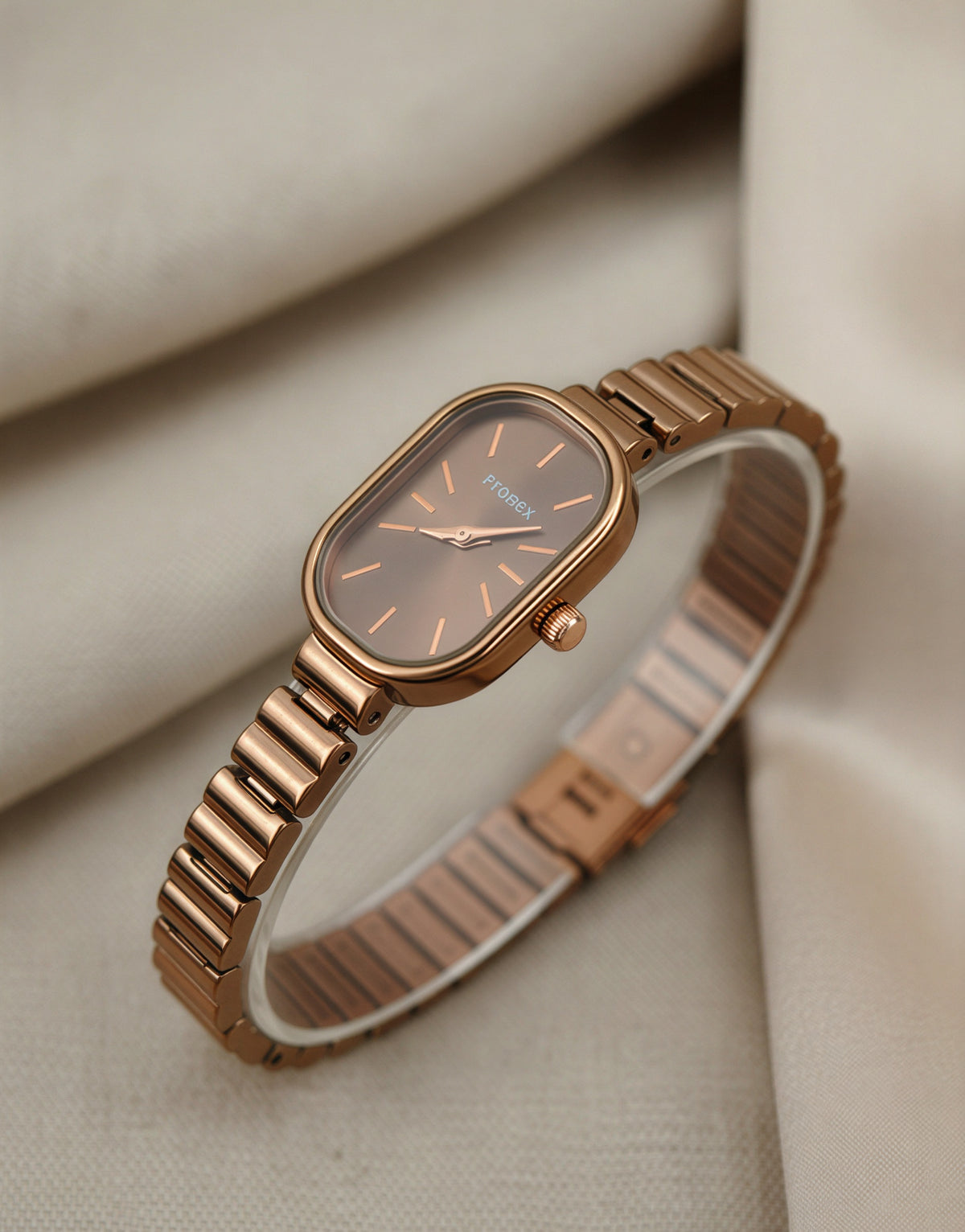 Monarch Grace Oval Brown Watch For Women