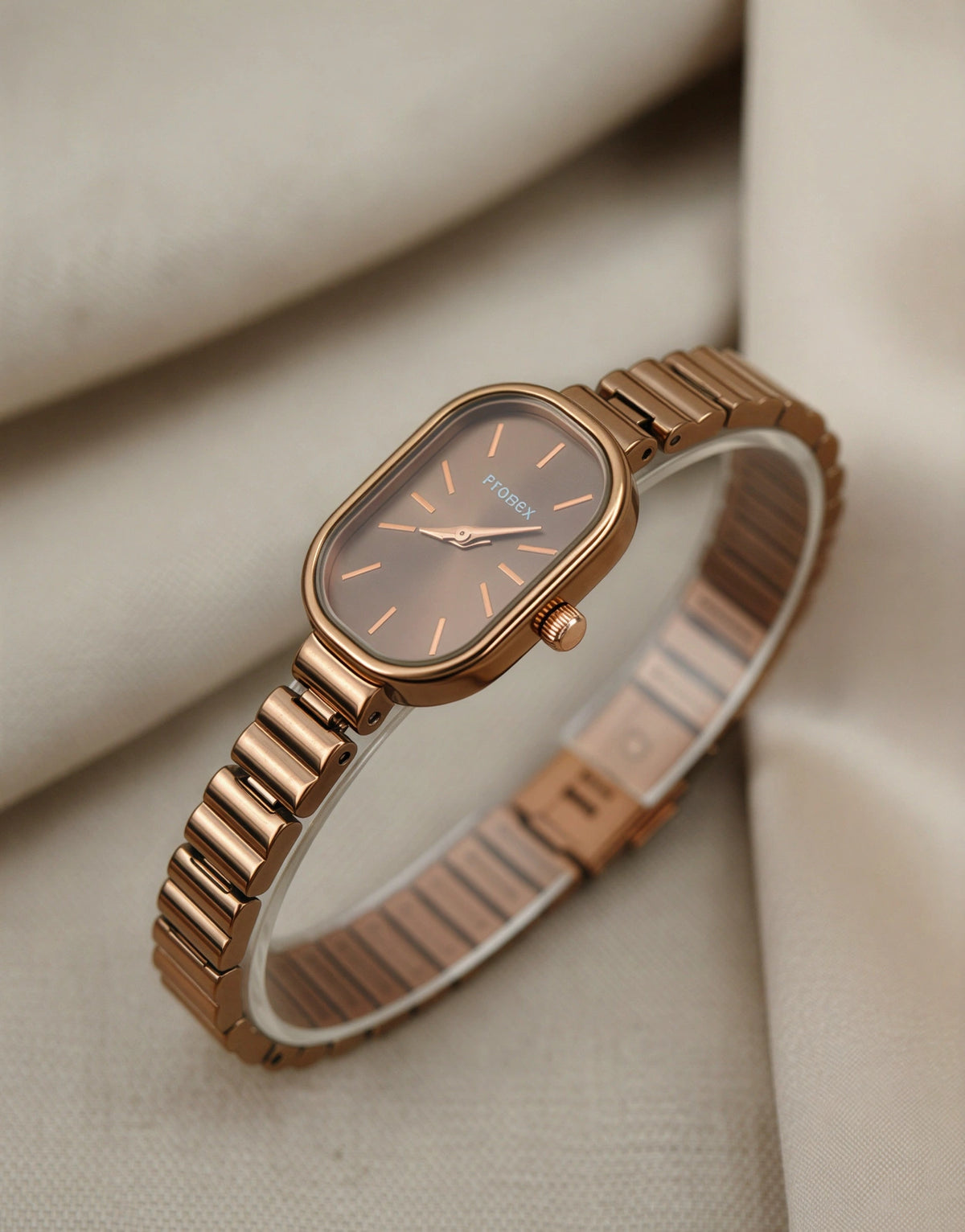 Monarch Grace Oval Brown Watch For Women