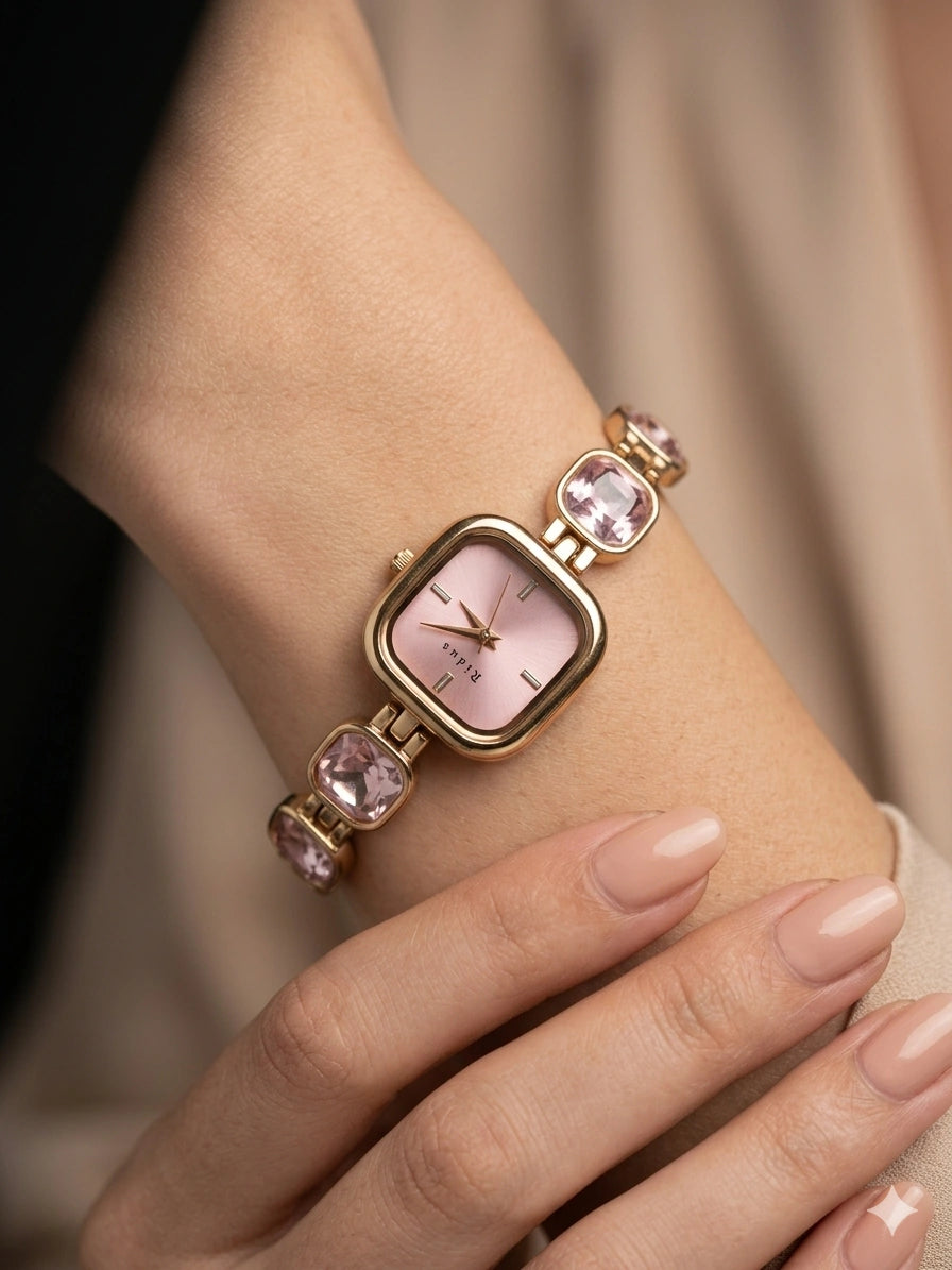 Glamour Gemstone Watch For Women