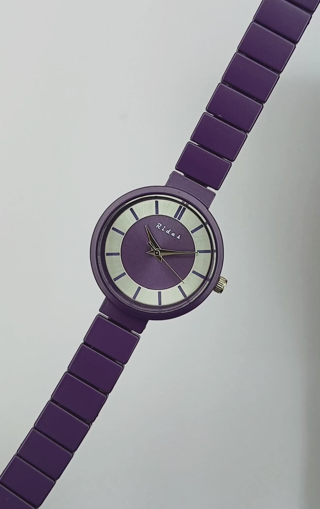 Elegant Matte Purple Watch For Women