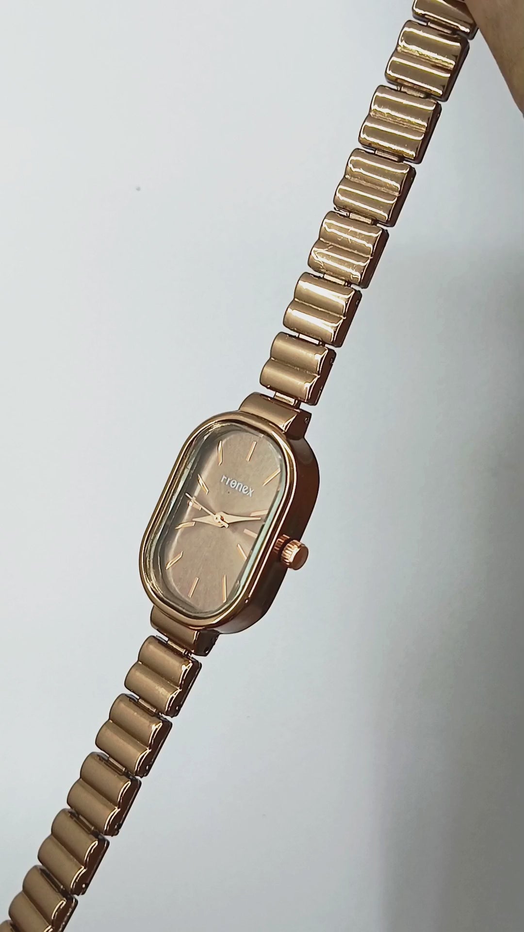 Monarch Grace Oval Brown Watch For Women