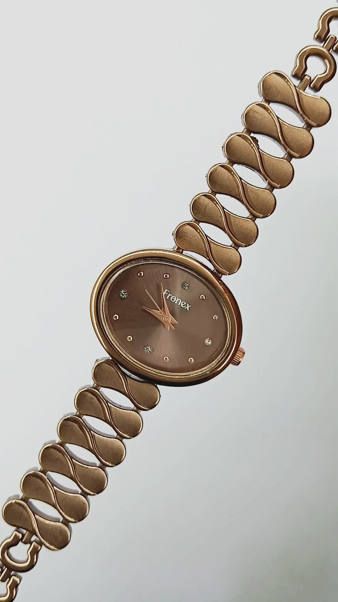 Aurelia Luxe Brown Designer Women's Watch