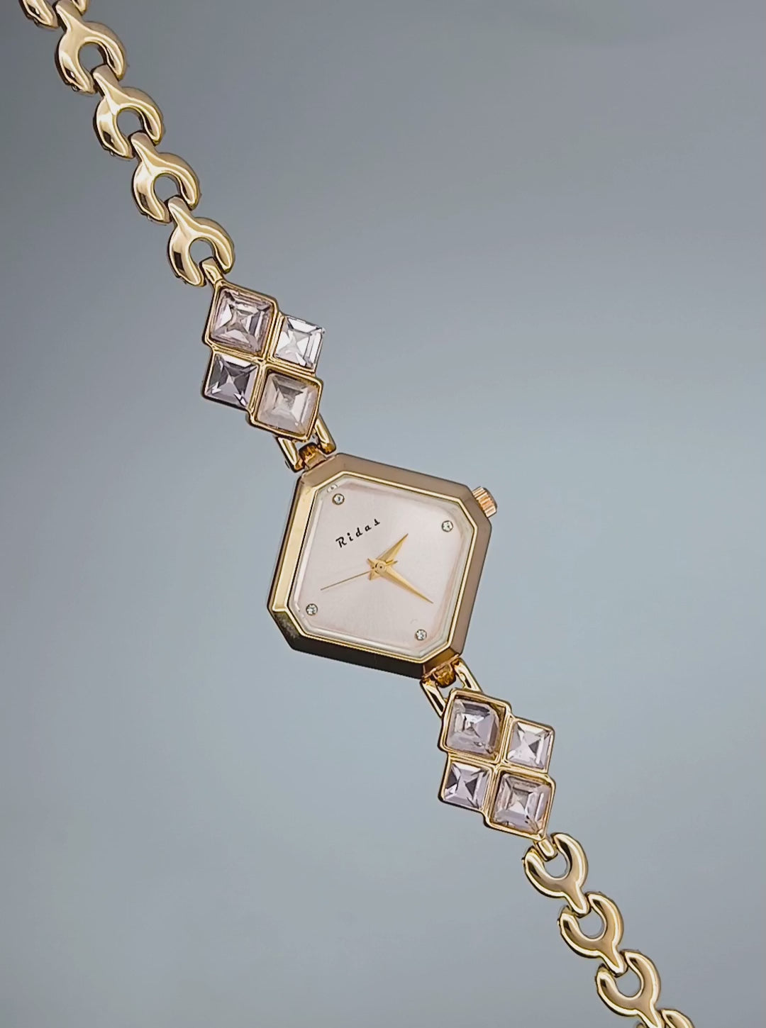 Femira Pink Stone Watches For Women