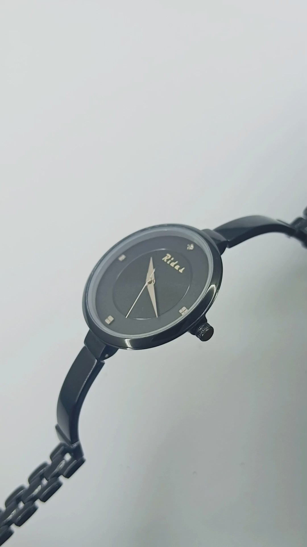 Elegance In Black Bracelet Edition Watch For Women